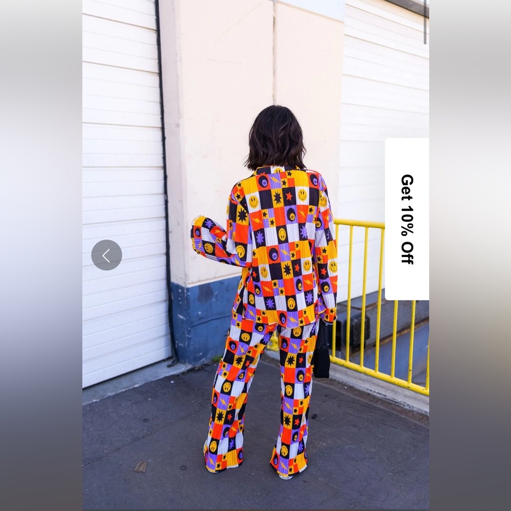 NWT Dressed in LALA | Long Sleeve Plisse Set in Not Made to Be Subtle - Picture 3 of 11